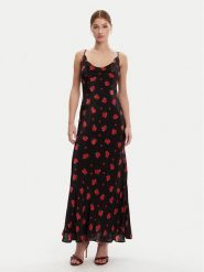 BARDOT Sukienka wieczorowa 59709DB2 Czarny Regular Fit. Czarne sukienki damskie Bardot, bez wzorów, z wiskozy, wizytowe, bez ramiączek. Za 299.99 zł.