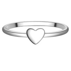 Trilani Pierscionek Serce z Srebra Sterling w srebrze Pierścionki 1 ct Damski. Szare pierścionki damskie Trilani, srebrne. Za 159.99 zł.