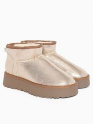 Blackfield Botki zimowe "Milli" w kolorze złotym rozmiar: 40. Żółte botki damskie Blackfield, na zimę, bez obcasa, bez zapięcia. Za 165.31 zł.