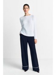 Rich & Royal Sweter w kolorze białym rozmiar: XS. Białe swetry klasyczne damskie Rich & Royal, xs, z bawełny, bez kołnierzyka. Za 319.95 zł.