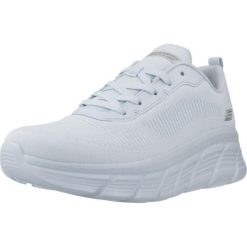 Buty SKECHERS 117385S Niebieski. Niebieskie obuwie sportowe casual damskie Skechers, z materiału, bez zapięcia. Za 325.99 zł.