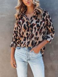 Milan Kiss Bluzka w kolorze jasnobrązowo-czarnym rozmiar: M. Brązowe bluzki damskie Milan Kiss, m, bez wzorów, bez kołnierzyka, bez ramiączek. Za 173.60 zł.