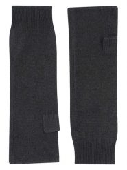 AUTHENTIC CASHMERE Kaszmirowe mitenki "Serre" w kolorze szarym rozmiar: onesize. Szare rękawiczki damskie AUTHENTIC CASHMERE, bez wzorów, z kaszmiru. Za 121.99 zł.