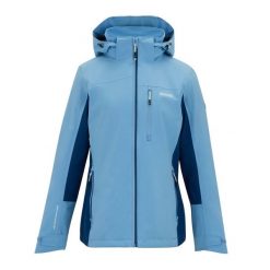 Damska Kurtka Wodoodporna Bosfield. Niebieskie kurtki damskie Regatta, bez wzorów, bez kaptura. Za 387.99 zł.