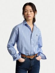 Polo Ralph Lauren Koszula 211910743514 Niebieski Regular Fit. Niebieskie koszule damskie Polo Ralph Lauren, xl, bez wzorów, z bawełny, bez kołnierzyka, bez ramiączek. Za 859.99 zł.