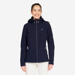 Kurtka softshell damska Tribord Sailing 900. Niebieskie kurtki damskie TRIBORD, m, z polaru, bez kołnierzyka. Za 269.99 zł.