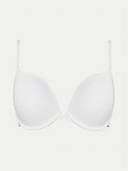 Guess Biustonosz push-up O3RC17 KBBU1 Biały. Białe biustonosze Guess, z aplikacjami, z bawełny. Za 89.99 zł.