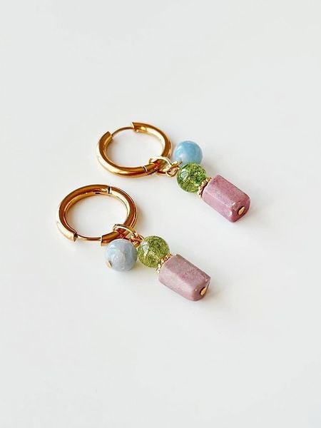 Lodie Silver Kolczyki z kamieniami szlachetnymi rozmiar: onesize. Szare kolczyki damskie Lodie Silver, z jaspisem, ze stali. Za 136.45 zł.