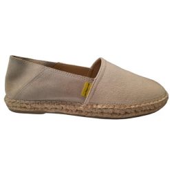 Buty Espadryle Unisex. Brązowe espadryle damskie PACIFIQUE SUD, bez wzorów, bez obcasa. Za 252.50 zł.