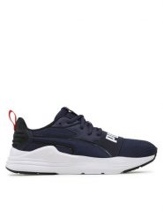Puma Sneakersy Wired Run Pure Jr 390847 03 Granatowy. Niebieskie buty sportowe chłopięce Puma, z materiału, bez zapięcia. Za 159.99 zł.