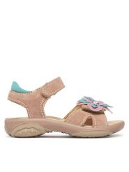 Primigi Sandały 1383677 M Różowy. Czerwone sandały dziewczęce Primigi, ze skóry, bez obcasa, bez zapięcia. Za 249.99 zł.