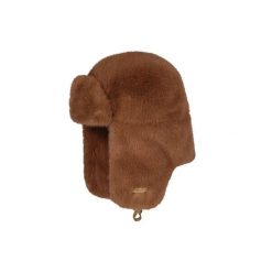 Czapka damska Barts Lucerne. Brązowe czapki damskie Barts, na zimę, bez wzorów, z futra. Za 252.55 zł.