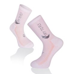 Skarpety tenisowe bawełniane białe. Białe skarpetki damskie TRY TO FLY, bez wzorów, z bawełny. W wyprzedaży za 53.72 zł.