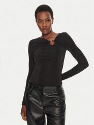 Hugo Body 50525729 Czarny Regular Fit. Czarne body i gorsety Hugo, bez wzorów, z syntetyku. Za 309.99 zł.