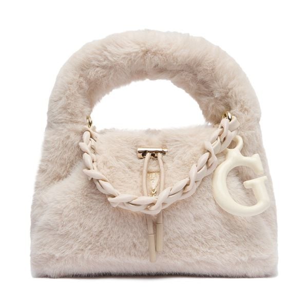 Torebka Guess. Brązowe torebki klasyczne damskie Guess, bez dodatków. Za 189.99 zł.