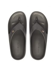 Tommy Hilfiger Japonki FW0FW09201 Szary. Szare klapki damskie Tommy Hilfiger, bez wzorów, z syntetyku, bez obcasa, bez zapięcia. Za 189.99 zł.