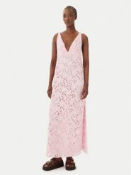 MICHAEL Michael Kors Sukienka letnia MS683HIKR1 Różowy jasny Slim Fit. Czerwone sukienki damskie MICHAEL Michael Kors, bez wzorów, z syntetyku, bez ramiączek. Za 1,389.00 zł.