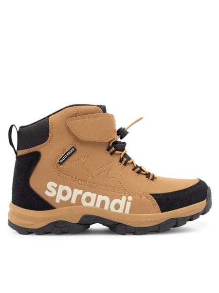 Sprandi Śniegowce WINTER WAVE CP86-25067 Brązowy. Brązowe buty zimowe chłopięce Sprandi, ze skóry, bez zapięcia. Za 159.99 zł.