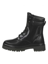 GANT Footwear Skórzane botki "Aligrey" w kolorze czarnym rozmiar: 39. Czarne botki damskie GANT Footwear, ze skóry, bez obcasa, bez zapięcia. Za 410.41 zł.