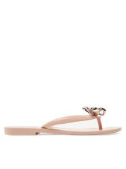 Melissa Japonki Melissa Harmonic Chrome X Ad 35997 Różowy. Czerwone klapki damskie Melissa, bez wzorów, z tworzywa sztucznego, bez obcasa, bez zapięcia. Za 269.99 zł.