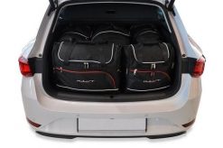 Torby Do Bagażnika Seat Leon St 2020+ 5Szt Kjust. Czarne torby podróżne KJUST, bez wzorów, z kauczuku. Za 1,600.00 zł.