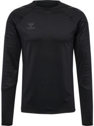 Bluza Hummel Pro. Czarne bluzy damskie Hummel, na zimę, m, bez wzorów, z materiału, bez kaptura. Za 179.10 zł.