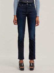 G-Star Dżinsy - Skinny fit - w kolorze granatowym rozmiar: W31. Niebieskie jeansy damskie G-Star, z podwyższonym stanem. Za 239.40 zł.