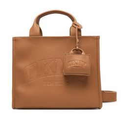 Torebka DKNY. Brązowe torebki klasyczne damskie DKNY, bez dodatków. Za 699.99 zł.