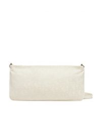 Calvin Klein Jeans Torebka Ckj Monogram Mini Bag LV04K3183G Beżowy. Brązowe listonoszki damskie Calvin Klein Jeans, bez wzorów, z jeansu, bez dodatków. Za 209.99 zł.