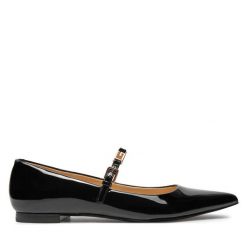 Baleriny Guess. Czarne balerinki damskie Guess, z aplikacjami. Za 339.99 zł.