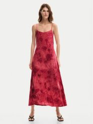 Desigual Sukienka letnia Madison 26SWVK01 Czerwony Regular Fit. Czerwone sukienki damskie Desigual, bez wzorów, z syntetyku, bez ramiączek. Za 639.99 zł.