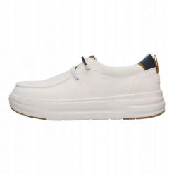 HEYDUDE Damskie Mokasyny Wendy Nova Classic. Białe mokasyny damskie Hey dude, z materiału, bez obcasa. Za 399.00 zł.