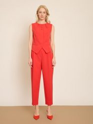 BGN Kamizelka w kolorze czerwonym rozmiar: 36. Czerwone kamizelki damskie BGN, bez wzorów, bez kaptura. Za 86.99 zł.