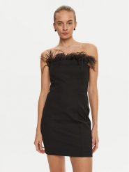 Marella Sukienka koktajlowa Lira 2423226072 Czarny Slim Fit. Czarne sukienki damskie Marella, bez wzorów, z syntetyku, wizytowe, bez ramiączek. Za 609.99 zł.