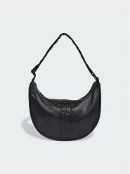 Adidas Torebka Adicolor Half Crescent Bag Metallic Pu KR1546 Czarny. Czarne torebki klasyczne damskie Adidas, ze skóry, bez dodatków. Za 199.99 zł.