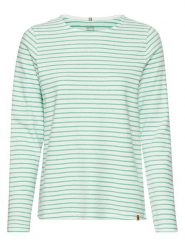 Camel Active Koszulka w kolorze kremowo-zielonym rozmiar: XL. Brązowe bluzki damskie Camel Active, xl, bez wzorów, z bawełny, bez kołnierzyka, bez ramiączek. Za 169.95 zł.