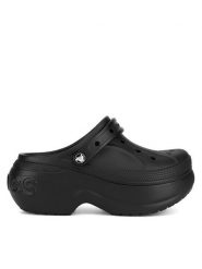 Crocs Klapki BELLA CLOG 210062-001 Czarny. Czarne klapki damskie Crocs, bez wzorów, z tworzywa sztucznego, bez obcasa, bez zapięcia. Za 230.99 zł.