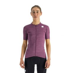 Koszulka rowerowa damska Sportful Supergiara. Fioletowe koszulki damskie SPORTFUL, l, bez wzorów, bez kołnierzyka, bez ramiączek. Za 189.99 zł.