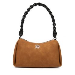 Torebka DKNY. Brązowe torebki klasyczne damskie DKNY, bez dodatków. Za 609.99 zł.
