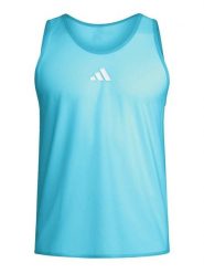 Adidas Top sportowy w kolorze niebieskim rozmiar: M. Niebieskie koszulki sportowe damskie Adidas, m, bez wzorów, bez ramiączek, outdoorowe. Za 43.37 zł.