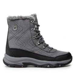 Trekkingi Skechers. Szare obuwie trekkingowe damskie Skechers, bez zapięcia. Za 349.99 zł.