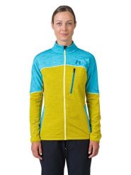 Hannah Kurtka polarowa "Meda" w kolorze żółto-błękitnym rozmiar: 42. Niebieskie kurtki damskie Hannah, bez wzorów, z materiału, bez kaptura. Za 260.99 zł.