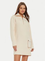 Liu Jo Sukienka dzianinowa WF4228 MS99E Beżowy Regular Fit. Brązowe sukienki damskie Liu Jo, bez wzorów, z dzianiny, bez ramiączek. Za 359.99 zł.