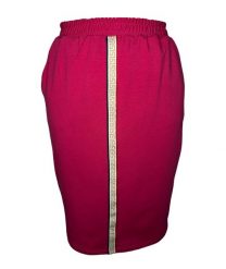 Różowa dresowa spódnica Bea na gumce OSTATNIE SZTUKI PLUS SIZE XXL. Czerwone spódnice damskie Moda Size Plus Iwanek, l, z aplikacjami, z bawełny, eleganckie, midi. W wyprzedaży za 49.90 zł.