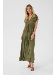 Cream Sukienka w kolorze khaki rozmiar: 40. Brązowe sukienki damskie Cream, bez wzorów, z wiskozy, bez ramiączek. Za 174.95 zł.