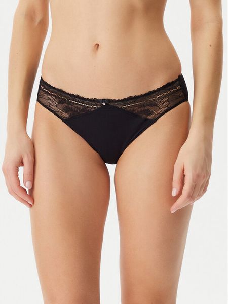 Selmark Figi klasyczne 31202 Czarny. Czarne figi Selmark, bez wzorów, z syntetyku. Za 79.99 zł.