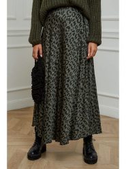 L'armoire de Suzette Spódnica w kolorze oliwkowo-czarnym rozmiar: 38/40. Brązowe spódnice damskie L'armoire de Suzette, l, bez wzorów, z wiskozy, klasyczne, maxi. Za 86.99 zł.