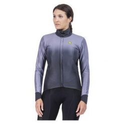 Kurtka rowerowa damska Alé Gradient grigio. Szare kurtki damskie ALÉ CYCLING, s, bez wzorów, bez kaptura. Za 499.99 zł.