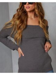 Milan Kiss Sweter w kolorze antracytowym rozmiar: M. Czarne swetry klasyczne damskie Milan Kiss, m, bez kołnierzyka. Za 86.99 zł.