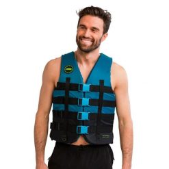 Kamizelka asekuracyjna JOBE 4 Buckle Life Vest. Niebieskie kamizelki damskie JOBE, xl, bez wzorów, bez kaptura. Za 291.00 zł.